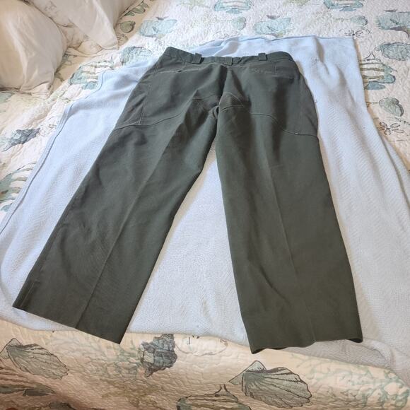 VF IMAGEWEAR EUC MENS SIZE 36 COOL-FLEX HARACE GREEN KHAKI JEANS - Picture 8 of 11